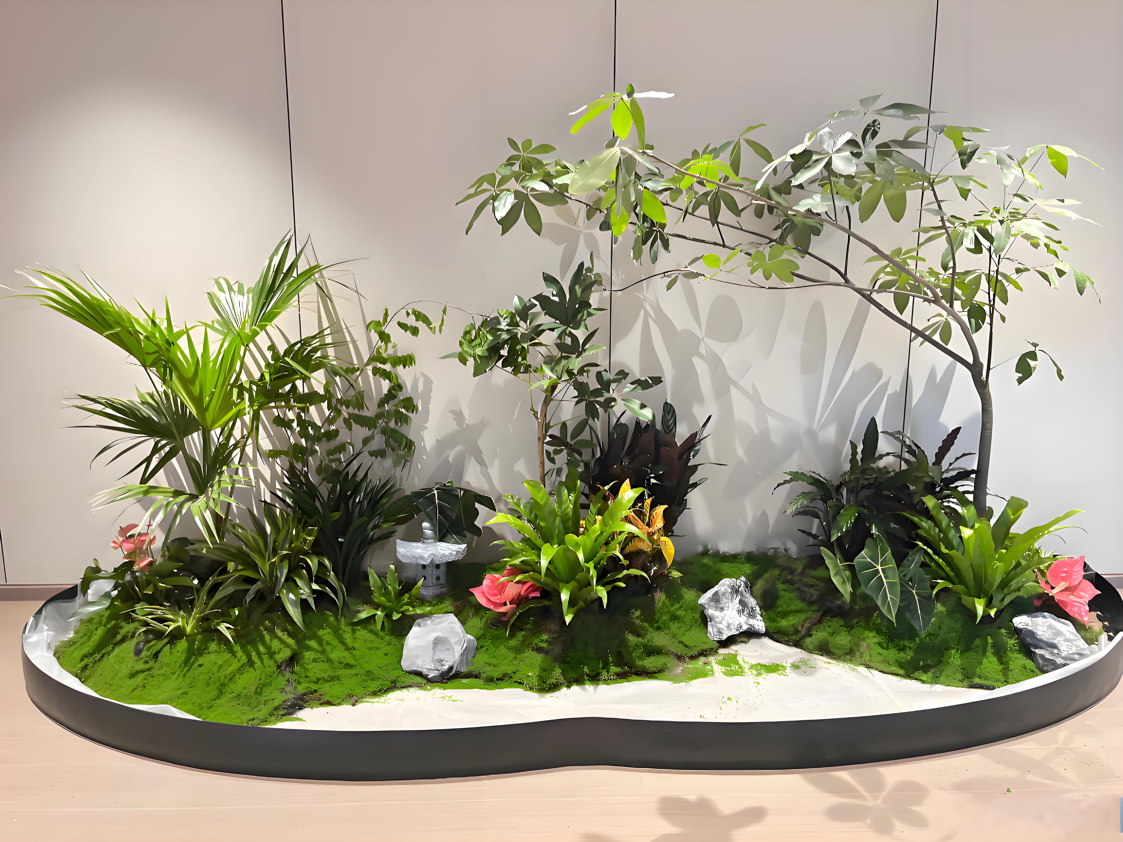 专业盆景租摆，宁波江北的绿色风景线